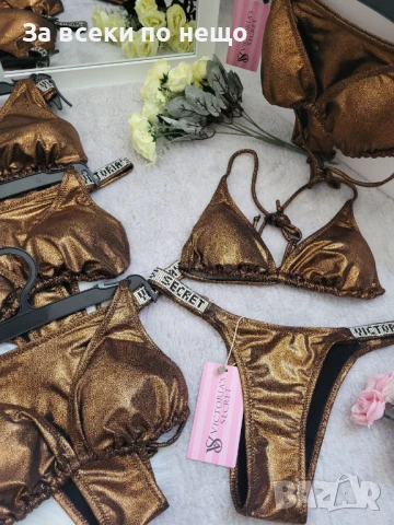 Victoria's Secret Дамски Бронзов Бански С 2 Части👙Дамски Бански С Две Части Код BS-4, снимка 5 - Бански костюми - 51040674
