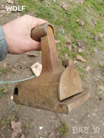 Немска Стара ютия на жар, снимка 7 - Антикварни и старинни предмети - 52878982