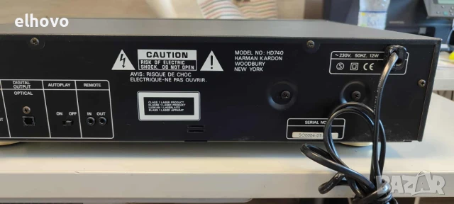 CD player Harman/Kardon HD740, снимка 5 - Ресийвъри, усилватели, смесителни пултове - 50961280