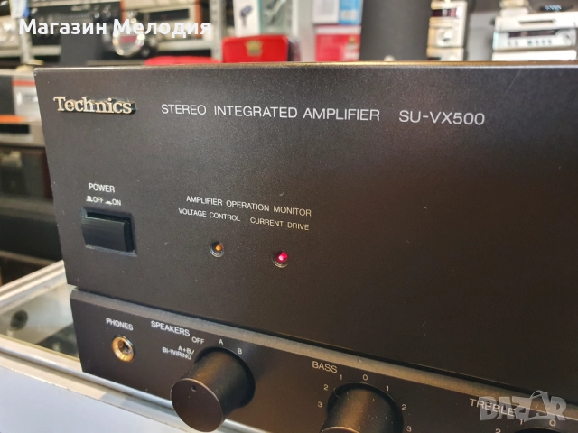 Усилвател Technics SU-VX500 Две по 100 вата на 4 ома. В отлично техническо и визуално състояние., снимка 8 - Ресийвъри, усилватели, смесителни пултове - 48611228