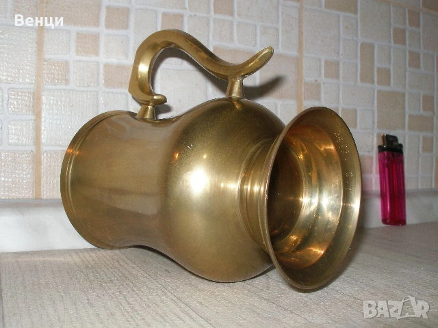 Месингова Чаша Халба, снимка 16 - Антикварни и старинни предмети - 53040345