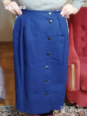 Вълнена пола с подплата , снимка 6 - Поли - 43642091
