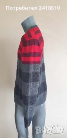 CANALI Made in Italy Merino / Wool / Mens Size M / L ОРИГИНАЛ! Мъжки Пуловер !, снимка 8 - Пуловери - 52294246