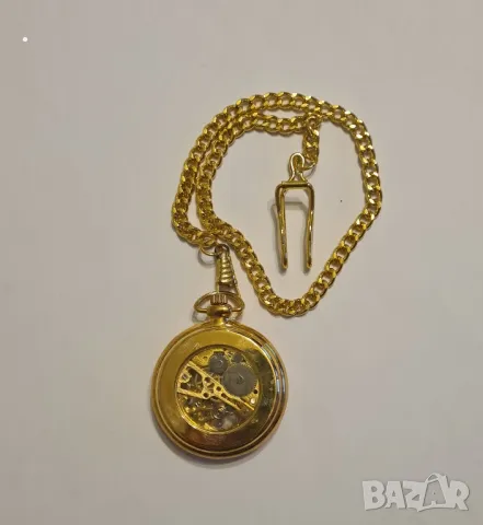 МЕХАНИЧЕН ДЖОБЕН ЧАСОВНИК С РЪЧНО НАВИВАНЕ МЕХАНИЧЕН ДЖОБЕН ЧАСОВНИК ХУБАВ ДИЗАЙ, снимка 2 - Мъжки - 49327758