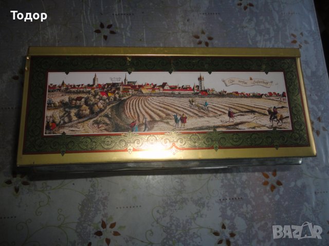 Невероятна ламаринена тенекиена кутия , снимка 4 - Антикварни и старинни предмети - 43184456