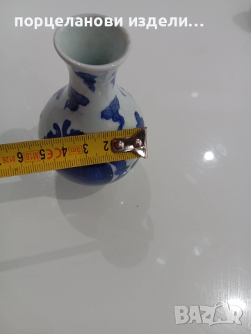 Порцеланова стара вазичка, снимка 9 - Вази - 52678503