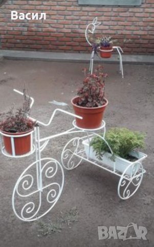Цветарници колело, снимка 4 - Градински мебели, декорация  - 40421284