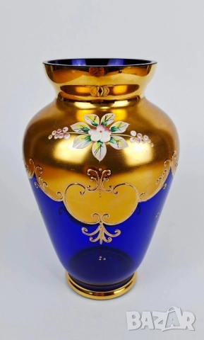 Ваза Бохемия, снимка 3 - Вази - 52091265