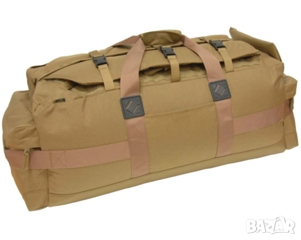 НОВ Оригинал Английски Военен САК РАНИЦА 80-100 литра Мобилизационна Чанта 90x32x32см Кордура БАРТЕР, снимка 10 - Раници - 52396510