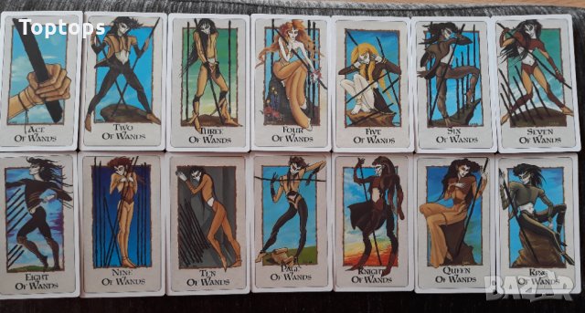 Londa Tarot - феноменална таро колода с 79 карти и хартиена книжка, 12см х 7см, снимка 16 - Други игри - 32863535