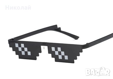 Слънчеви очила Thug Life , парти очила , Minecraft , Хелоуин  Halloween, снимка 1 - Слънчеви и диоптрични очила - 27614920
