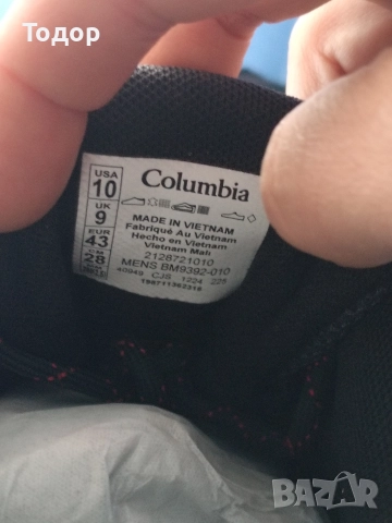 Columbia Redmond 43номер , снимка 10 - Спортни обувки - 52771948