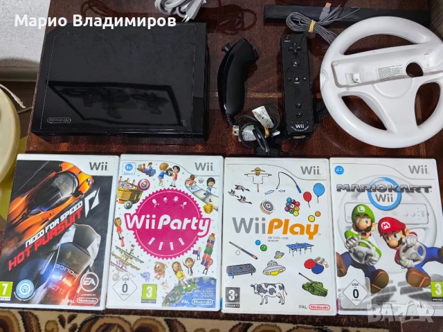 Nintendo wii black + игри, снимка 4 - Nintendo конзоли - 51006843