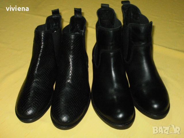 нови дамски боти естествена кожа 37/38