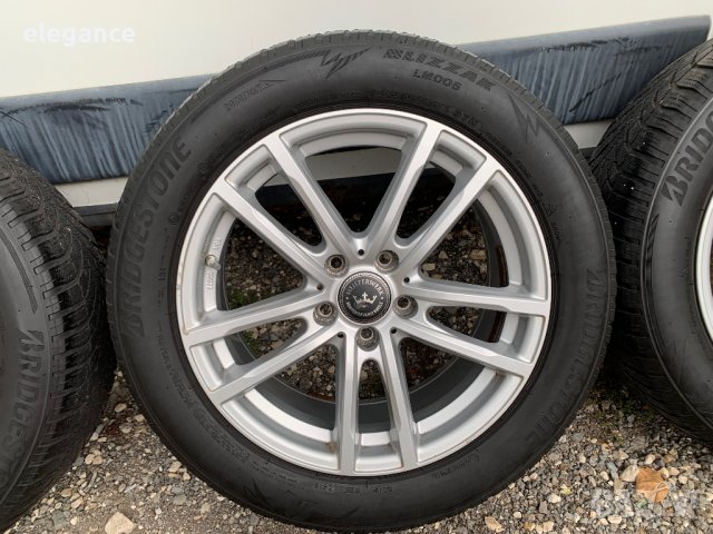 Алуминиеви джанти със зимни гуми Meisterwerk MW15 225/50/17 5x112 BMW X1 X2, снимка 4 - Гуми и джанти - 38093766