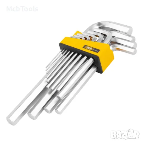 Шестограми Г-образни удължени 13 части JCB, снимка 2 - Други инструменти - 49902866