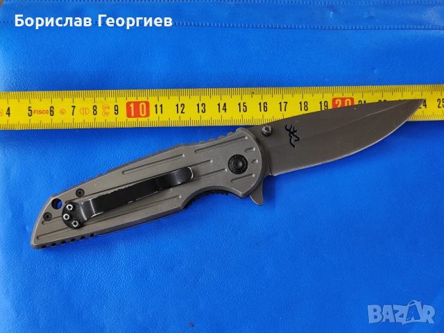 Джобен нож Browning, снимка 4 - Ножове - 43310148