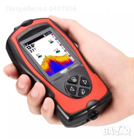 Сонар за риболов безжичен сонар Лъки с цветен LCD дисплей FF1108-1CW, снимка 15 - Такъми - 37005829