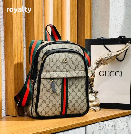 Gucci Дамска Кожена Раница 