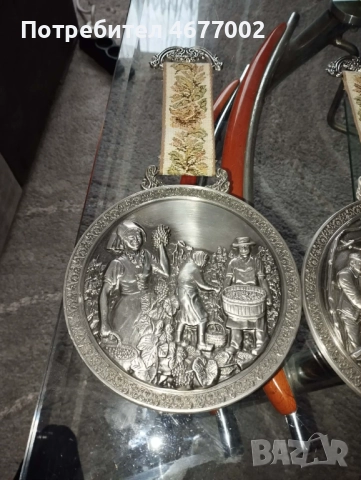 Калаено сребърни пана, снимка 3 - Антикварни и старинни предмети - 52918801