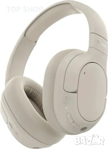 Безжични слушалки Belkin SoundForm Isolate, Bluetooth, 60 часа, дълбок бас