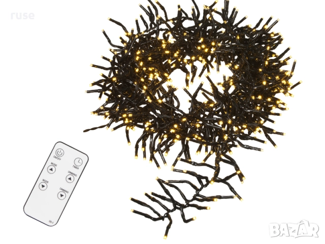 НОВИ! Гирлянд 3D лампички 576 LED 5м 8 режима дистанционно