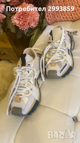 сникърси Долче и Габана 37*D&G Colour Block Lace-Up Sneakers, снимка 7 - Маратонки - 44871955