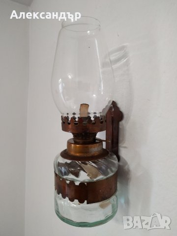 голяма газена лампа, снимка 2 - Настолни лампи - 43819264