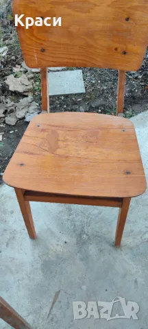 Стол трапезен ретро три броя, снимка 4 - Столове - 48868796