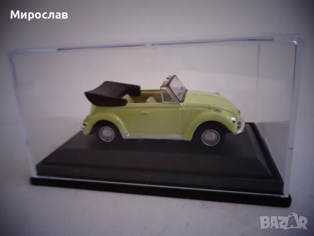 1:72 HONGWELL VW BEETLE CABRIO ИГРАЧКА КОЛИЧКА МОДЕЛ, снимка 3 - Колекции - 47801629