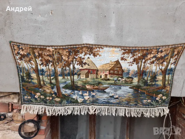 Старинен ковьор,покривка за стена #267, снимка 2 - Антикварни и старинни предмети - 47663957