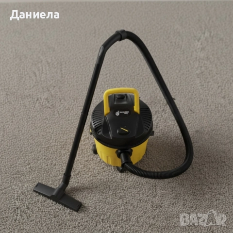 Мощна прахосмукачка за сухо и мокро почистване с 10L контейнер, снимка 3 - Прахосмукачки - 52487532