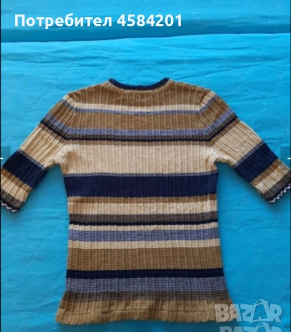 Ефектна блуза с къс ръкав H&M, размер М.Обличана 2 пъти!, снимка 2 - Тениски - 51593410