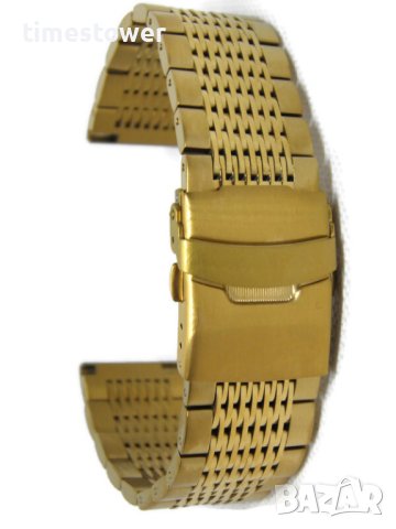 Стоманена верижка за часовник 22мм.