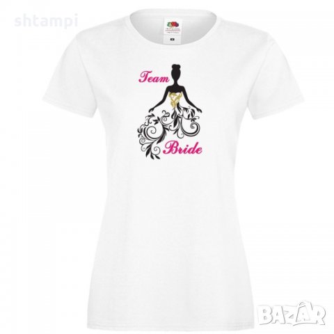 Дамска тениска за моминско парти Отбор БУЛКА Team Bride 02