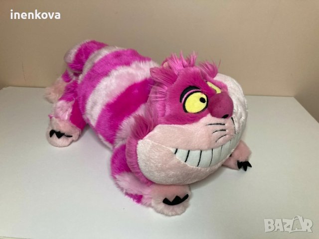 Оригинална плюшена играчка Чеширския котарак 50 лв. Алиса в страната на чудесата , снимка 6 - Плюшени играчки - 43204374