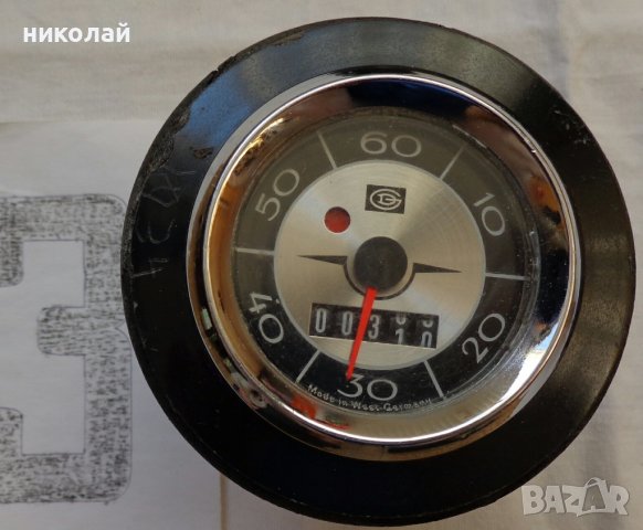Ретро мото часовници 12-24V за измерване на времето на работа на машината нови и употребявани VDO, снимка 10 - Аксесоари и консумативи - 37017692