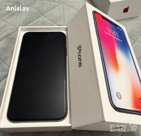 Apple iPhone X, 64GB, с кутия!, снимка 2 - Apple iPhone - 53375872