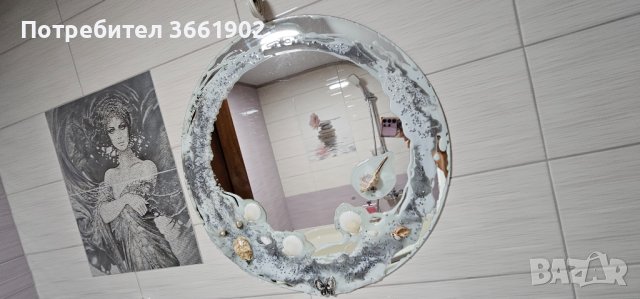 Огледало за Баня , дизайнерско , снимка 3 - Огледала - 43073806