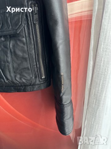 G star кожено яке размер М, снимка 2 - Якета - 43815512