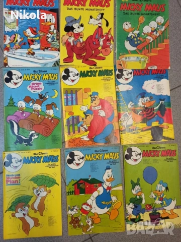 Колекционерски списания на немски език комикси Мики Маус общо са 116 броя, снимка 7 - Антикварни и старинни предмети - 53120777