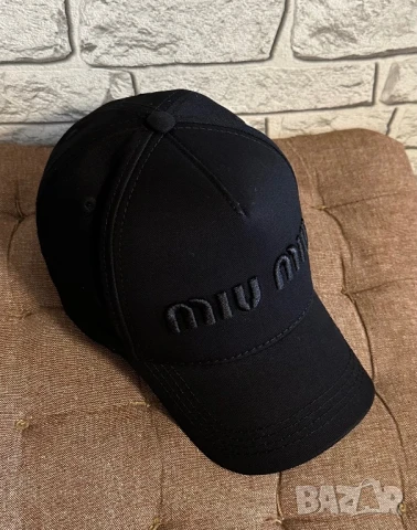 Шапка с козирка Miu Miu унисекс shapka, снимка 2 - Шапки - 50476825