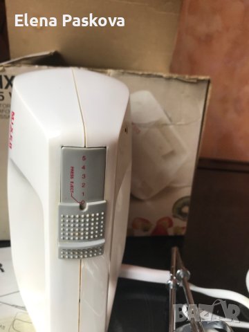 миксер ръчен с 5 степени електрически немски, снимка 3 - Миксери - 43395082