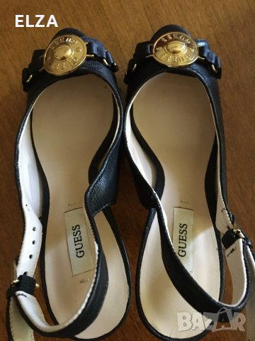 Като нови естествена кожа,оригинални. ”GUESS” номер 36, снимка 6 - Дамски обувки на ток - 33515991