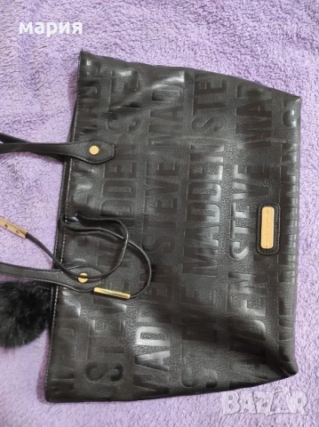Нова чанта с помпон Steve Madden, снимка 2 - Чанти - 51110218