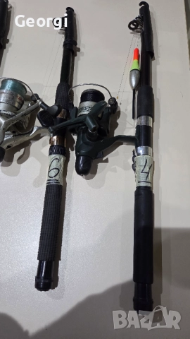 Стари Рибарски Въдици, Спининги, Пръчки  с машинки, макари. , снимка 4 - Въдици - 52788658