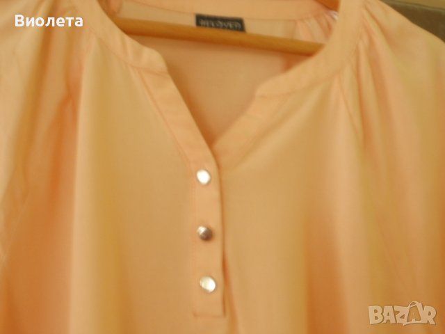 Продавам нова красива бледо оранжева блуза, снимка 3 - Блузи с дълъг ръкав и пуловери - 43884432