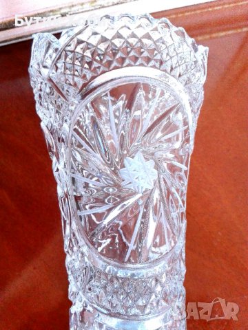 Чудесна кристална ваза, снимка 4 - Вази - 37737461