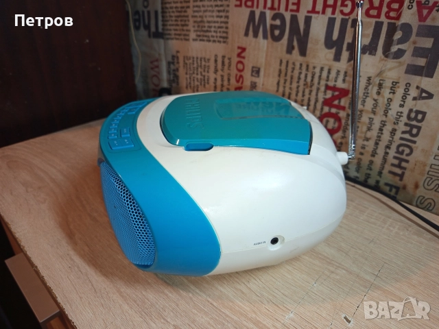 Микро Аудио Система"Philps"AZ215N/12, снимка 7 - Радиокасетофони, транзистори - 52671552