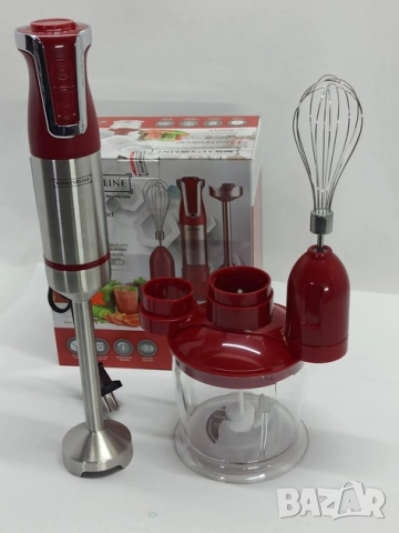 Комбиниран кухненски уред 3в1 800W - пасатор, чопър и миксер